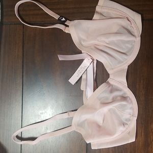 Victoria's Secret 34C Sheer Luxe unlined demi bra